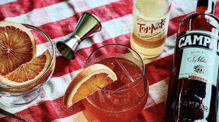 Sparkling Grapefruit Negroni