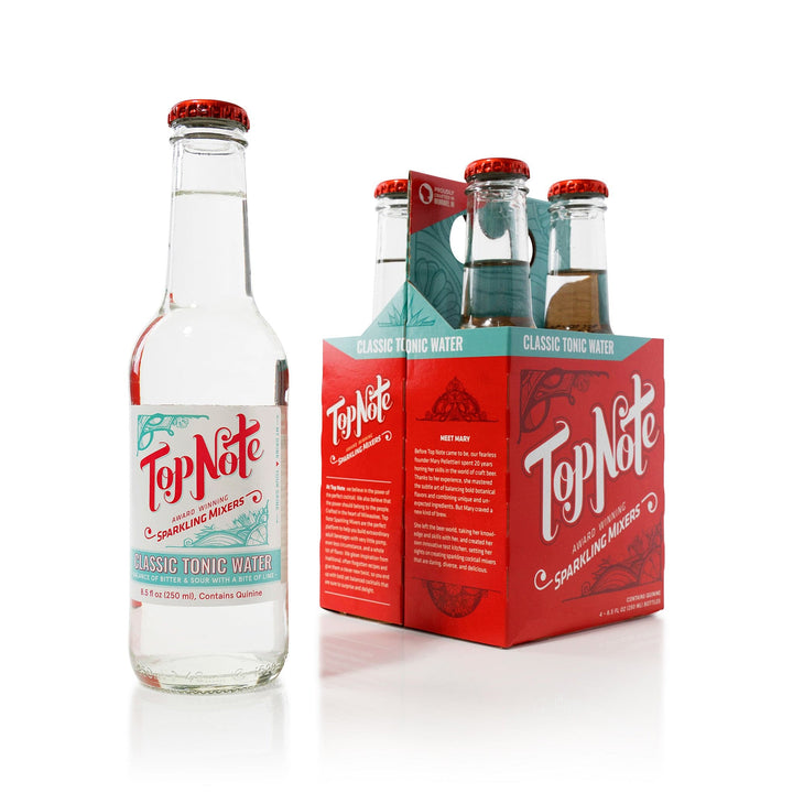 four pack of premium award winning sparkling classic tonic mixers